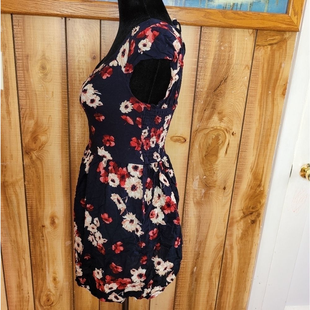 Hollister Floral Sundress Women’s Small – Navy Red White Print - Picture 8 of 9